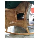 Wicker rocker