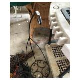 Wrought iron plant stand