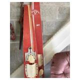 Pair of old water skis