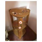 Heart shape tiered shelf