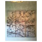 3 Piece Canvas art dogwood pictures