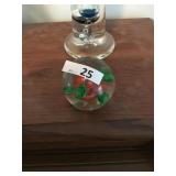 Flower paper weight