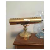 Brass desk lamp