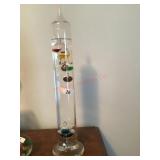 Glass weather forecaster