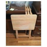 Wood TV trays
