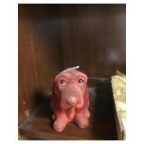 Red dog velvet bank