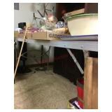 Metal folding table