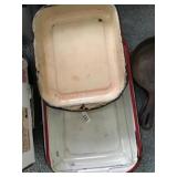 Granite ware pans/ glass baking dish