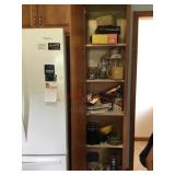 Toaster/ pitchers/ cake pans and misc. in pantry