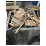 Box of scrap lumber