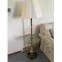 Glass top table lamp