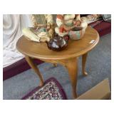 Oak end table