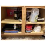 Contents of kitchen cabinet