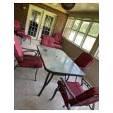 Patio table and 4 chairs