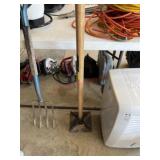 Tamper and pitch fork