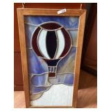 14x26 leaded glass balloon picture