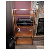 4 shelf wooden organizer contents not included