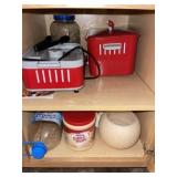 Cabinet of hot dog maker and more