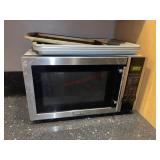 Magic chef microwave and cookie sheets
