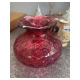Fenton style vase