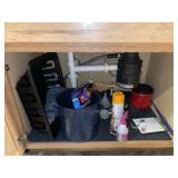 Under sink contents
