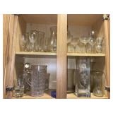 Cabinet of glassware