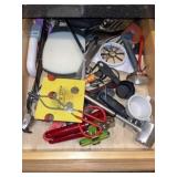 Drawer of kitchen ware