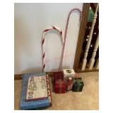Lot of Christmas decor items