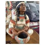 Native American chalk art