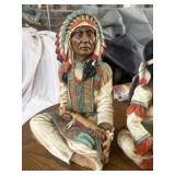 Native American chalk art