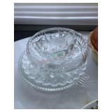 Glass server dishes