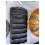 Cast iron corn bread server