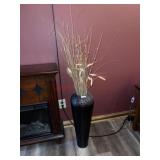 54" h vase with faux foliage