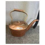 Copper tea pot