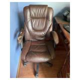 Office chair has wear