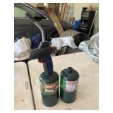 Coleman torch with propane bottles