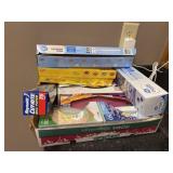 Flat of bags, foil, and more