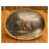 Thomas Kincaid "Lamplight Glen" decorative plate