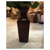 Foliage vase 5x16 vase overall size 28 inches