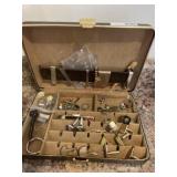 Jewelry box with cufflinks and miscellaneous