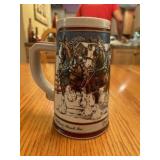 1989 Anheuser Bush holiday stein
