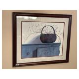 36x34 framed art signed by Pauline Eble