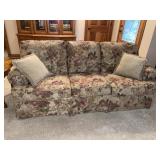 Floral print couch