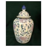 Two piece glass vase 8x16