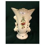 Flower print Vase 8x11in