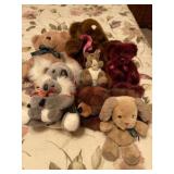 Lot of stuffed animals