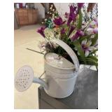 Metal watering can decoration