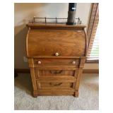 Oak roll top desk