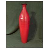 27x7 red decorative vase