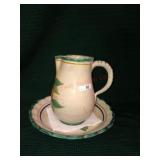 Serving plate and pitcher 4x8in pitcher
